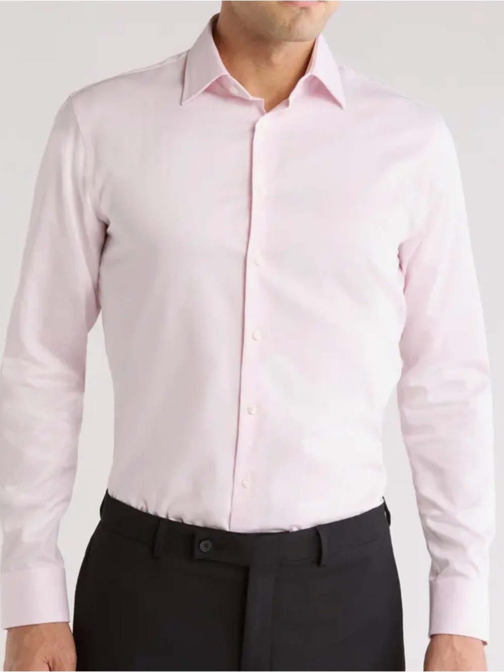 Nordstrom Pink Dress Shirt TRIM FIT - Wrinkle Free